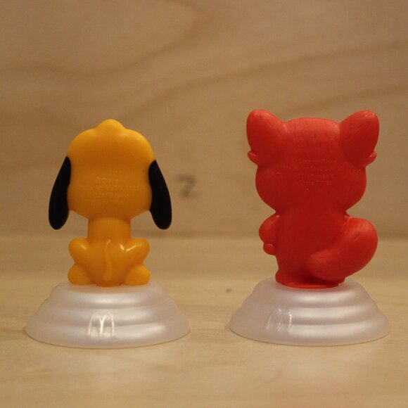 McDonald's Disney 100 Year Celebration Toy Set Pluto/Panda Mei 2023 - Picture 2 of 5